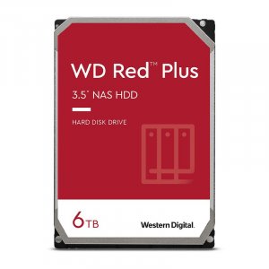 WD WD60EFZX 6TB Red Plus 3.5" 5640RPM SATA NAS Hard Drive