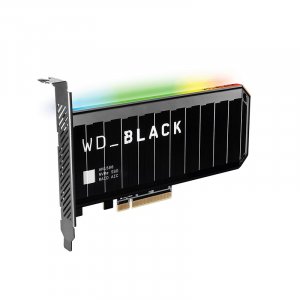WD Black AN1500 WDS100T1X0L 1TB RGB NVMe PCIe Gen3 x8 SSD Add-In-Card