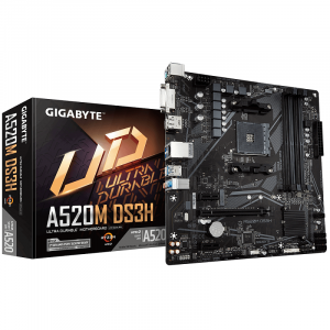 GIGABYTE A520M DS3H AMD Micro AM4 ATX Motherboard
