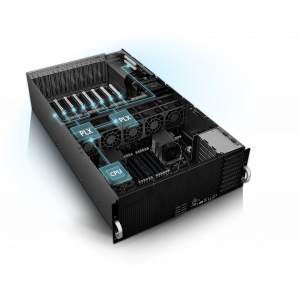 Asus 4ru Barebones Server, Esc8000 G4, 8 X Gpu Compatible 90SF00H1-M00380