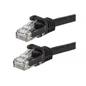 Astrotek Cat6 Cable 20m - Black Color Premium Rj45 Ethernet Network Lan Utp Patch Cord 26awg-cca Pvc Jacket