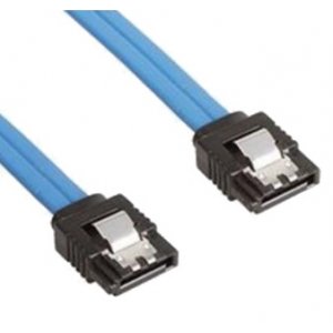 Astrotek Sata 3.0 Data Cable 50cm Male To Male 180 To 180 Degree With Metal Lock 26awg Blue