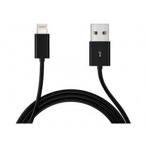 Astrotek 1m Usb Lightning Data Sync Charger Black Cable For Iphone 6s 6 Plus 5 5s Ipad Air Mini Ipod