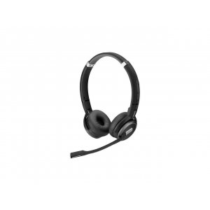 Sennheiser Dect Wireless Headset For Sdw 5000 Series, Dual Ear And Stereo. Mute Button On Boom.