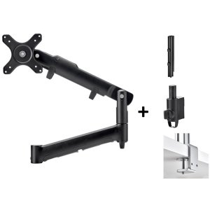 Atdec Awms-2-d40-f-b Atdec Dual Dynamic Desk Mount Black