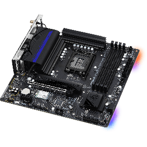 Asrock B760M PG RIPTIDE WIFI LGA1700 MicroATX Gaming Desktop Motherboard