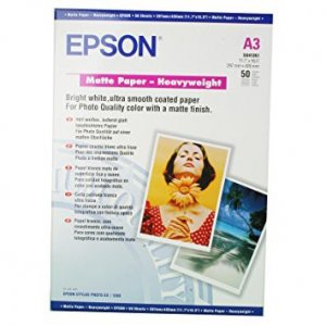 Epson Matte Paper Heavy Weight A3 50 Sheet