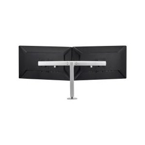 Atdec Black Awms-r40 Dual Display Crossbar On 400mm Post. Max Load: 7kg Per Arm With Hd F-clamp - Dual Display Desk Mount For Up To Two 27" Monitor