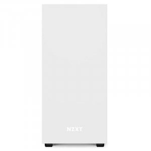 NZXT H710 Tempered Glass Mid-Tower E-ATX - Matte White Computer Case