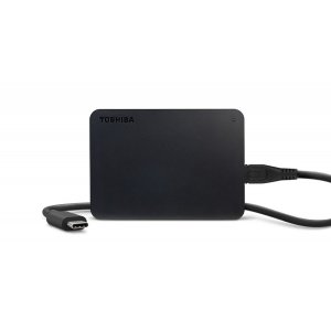 Toshiba 1tb Canvio Basic - 2.5" Portable Usb-c Hard Drive (black), 3yr