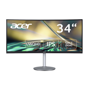 Acer CB342CUR 34" IPS Curved UWQHD USB-C Monitor Display
