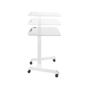 Commbox Cbroaml Roamer Mobile Workstation Height Adjustable, 80cm X 56cm Work Surface, Hook