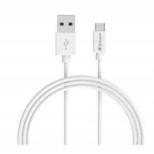 Verbatim 66579 Charge Sync Microusb Cable 1m - White