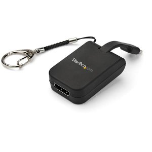 Startech Cdp2hdfc Keychain Adapter - Usb C To Hdmi - 4k 30