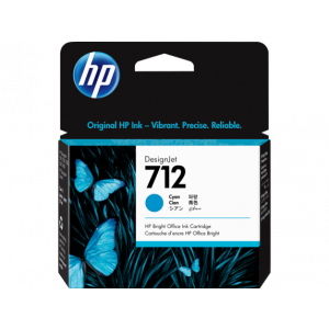 Hp 3ed67a Hp 712 29-ml Cyan Designjet Ink