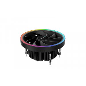 Deepcool Ud551 Argb Cpu Cooler For Amd Am4 Top Flow Cooling Solution, 136mm Fan, Argb Led Ring, Motherboard Sync Support