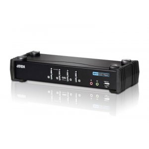 ATEN CS1764A-AT-U 4 Port Usb 2.0 Dvi Kvmp Switch. Support Hdcp