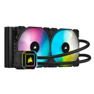 Corsair H115i Elite Capellix 280mm Radiator, 2x Ml140 Rgb Pwm Fans, Ultra Bright Rgb Pump Head. Liquid Cooling, (ls) > Cfcw-h115ie-cp-xt