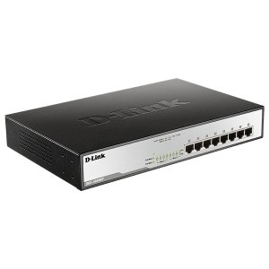 D-link Dgs-1008mp 8-port Gigabit Poe Unmanaged Switch With 140w Poe Budget