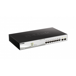 D-link Dgs-1210-10mp Dgs-1210-10mp 10-port Gigabit Websmart Poe Switch With 8 Poe Rj45 And 2 Sfp Ports