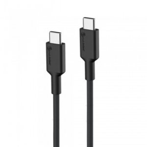 Alogic Elements Pro Usb-c To Usb-c Cable - Male To Male - 2m - Usb 2.0 - 5a - 480mbps Od: 4.0 - Black