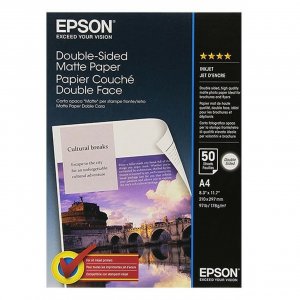Epson Double Sided Matte Paper A4 Quantity 50 Sheets