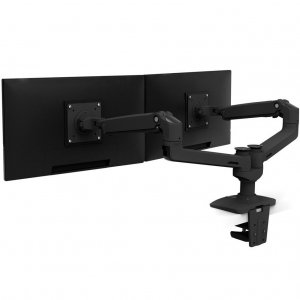 Ergotron 45-245-224 LX Dual Side-by-Side Arm Matte Black