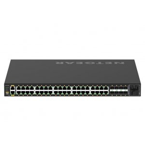Netgear Gsm4248px-100ajs Av Line 48-port Managed Switch, Poe+(40), 960w, Sfp+(8), Life Wty