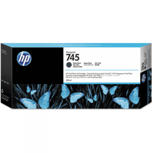 Hp F9k05a Ink Cartridge No 745 Matteblack 300ml