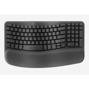 Logitech 920-012338 Wave Keys For Business Ergo Kb -graphite