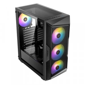 Antec Nax61 Elite Atx, 4x 120mm Argb Fans Included, Up To 8x 120mm. 360mm Radiator Front & 240mm Top, 32cm Gpu & 16cm Cpu, High Airflow Gaming Case