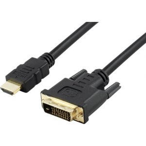 Blupeak Hddv01 1m Hdmi Male To Dvi Male Cable (lifetime Warranty) 