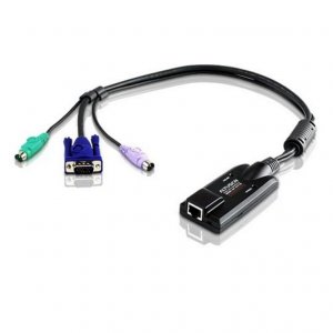 Aten Kvm Cable Adapter With Rj45 To Vga & Ps/2  For Kh, Kl, Km And Kn Series