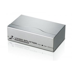 Aten VS92A-AT-U Video Splitter 2 Port Vga Splitter 350mhz, 1920x1440@60hz, Cascadable To 3 Levels (up To 8 Outputs)