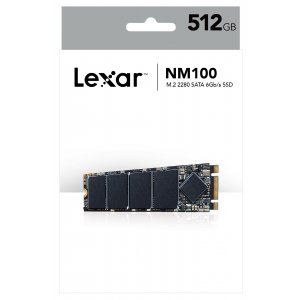 Lexar Lnm100-512rb Nm-100 512gb, M.2 2280 Sata Iii (6gb/s), Sequential Read Up To 520mb/s