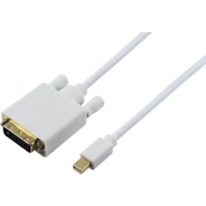 Blupeak Mddv02 2m Mini Displayport Male To Dvi Male Cable (lifetime Warranty)