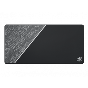 Asus Rog Sheath Black Extra Large  Gaming Mousepad For Smooth Gliding, 990x440mm, Gaming Optimised Cloth Surface, Non-slip Rubber Base, Anti-fray