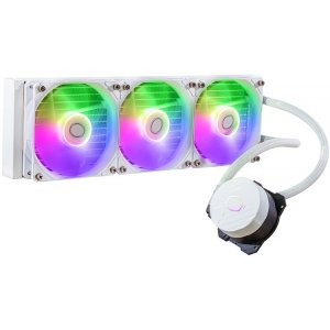 CoolerMaster Ml360l Core White Argb, 3x New 120 Argb Fan, New Dual Chamber Gen S, 360mm R