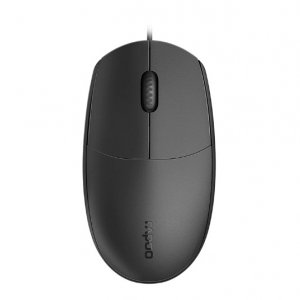 Rapoo N100 Wired Usb Optical 1600dpi Mouse - Black