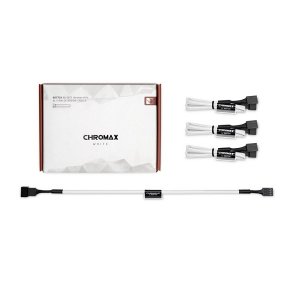 Noctua NA-SEC1 Chromax.White 30cm 4Pin PWM Power Extension Cables (3 Pack)