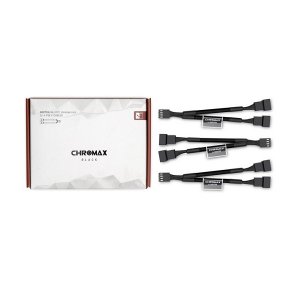 Noctua NA-SYC1 Chromax.Black 11cm 4Pin PWM Fan Power Splitter Cables (3 Pack)