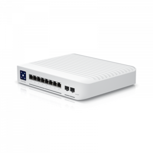 Ubiquiti Switch Enterprise 8-port Poe+ 8x2.5gbe, Ideal For Wi-fi 6 Ap, 2x 10g Sfp+ Ports For Uplinks, Managed Layer 3 Switch