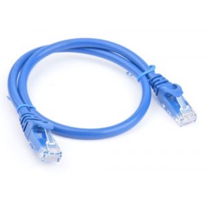 8ware Cat6a Utp Ethernet Cable 25cm Snagless blue