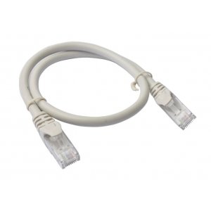 8ware Cat6a Utp Ethernet Cable 25cm Snagless grey