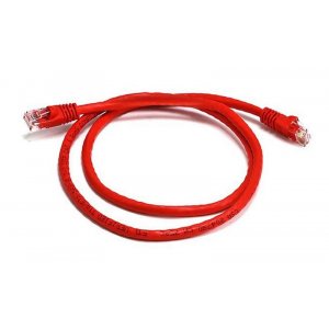 8ware Cat6a Utp Ethernet Cable 0.5m (50cm) Snagless red