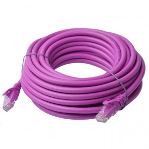 8ware Cat6a Utp Ethernet Cable 10m Snagless purple