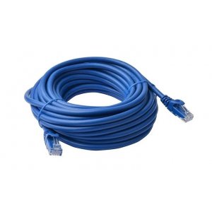 8ware Cat 6a Utp Ethernet Cable, Snagless  - Blue 15m PL6A-15BLU