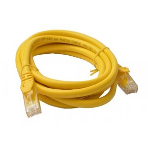 8ware Cat 6a Utp Ethernet Cable, Snagless  - 2m Yellow