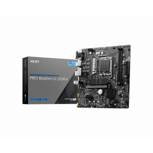 Msi Pro B660m-g Ddr4 Intel Lga 1700 Matx Motherboard 