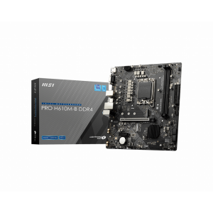 Msi Pro H610m-b Ddr4 Intel Lga 1700 Matx Motherboard